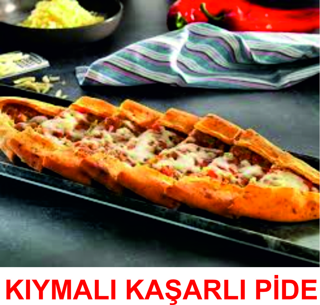Kıymalı Kaşarlı Pide